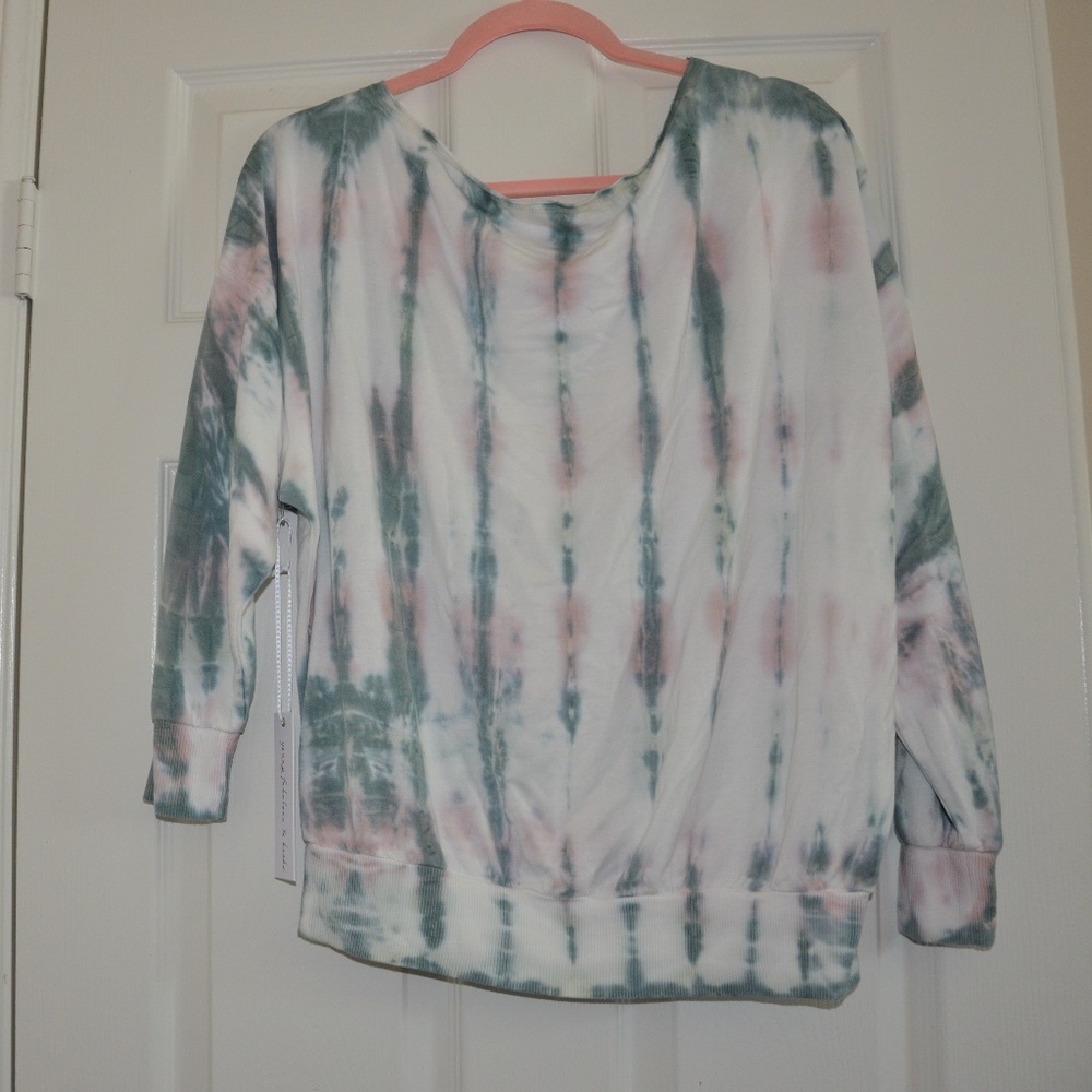 New Young Fabulous & Broke Tie Dye Sweatshirt